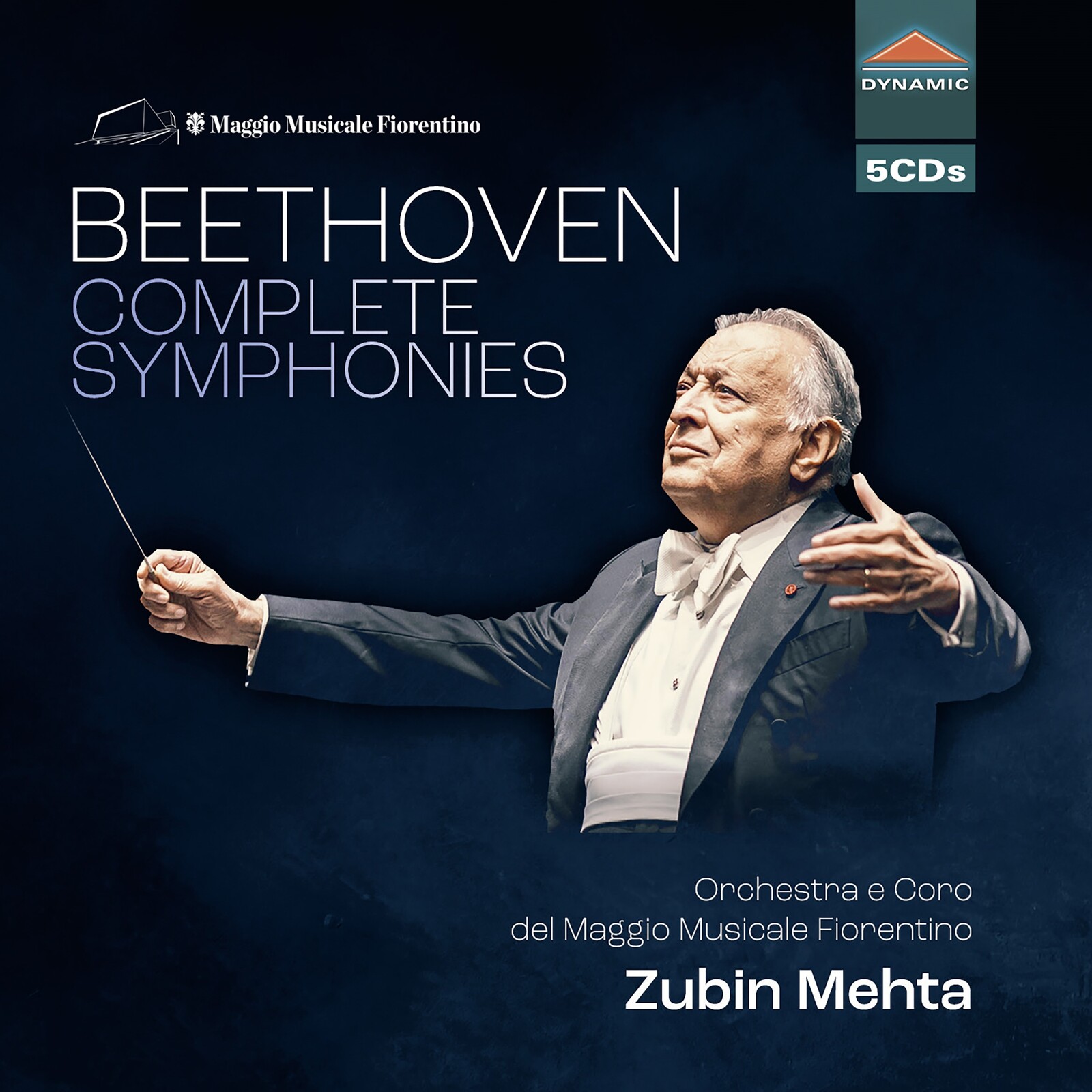 Picture of Mandy Fredrich; Marie-Claude Chappuis; AJ Glueckert; Tareq Nazmi; Lorenzo Fratini; Orchestra e Coro del Maggio Musicale Fiorentino; Tiziano Mancini; Zubin Mehta - Ludwig van Beethoven: Complete Symphonies