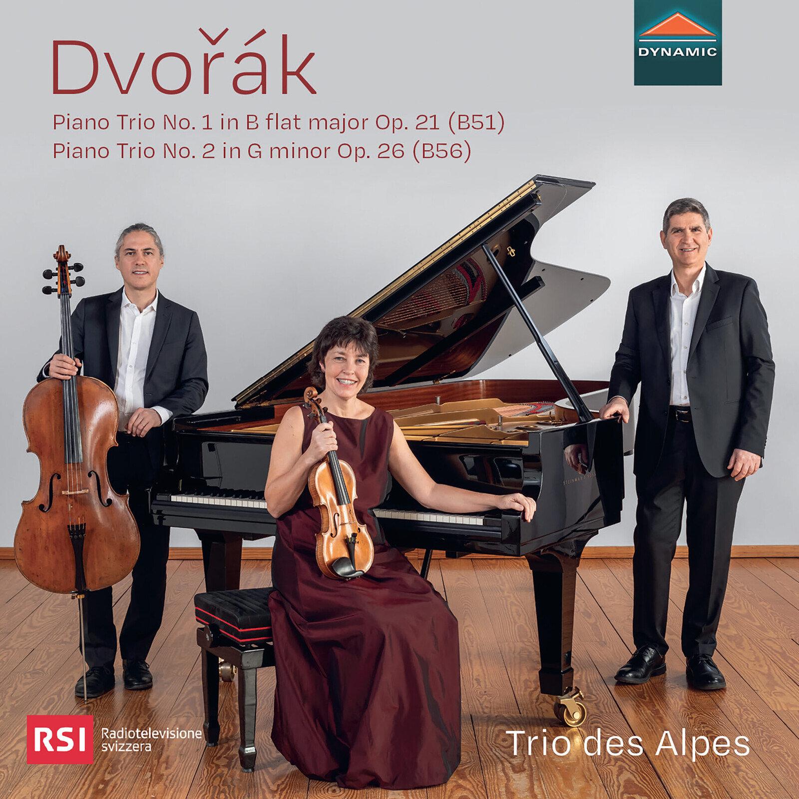 Picture of Trio des Alpes - Antonin Dvorak: Piano Trio No. 1 in B flat major Op. 21 (B51); Piano Trio No. 2 in G minor Op. 26 (B56)