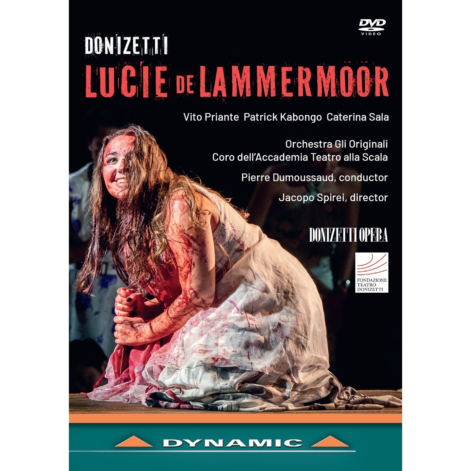 Picture of Vito Priante; Patrick Kabongo; Julien Henric; David Astorga; Roberto Lorenzi; Caterina Sala; Coro dell'Accademia Teatro alla Scala; Salvo Sgro; Orchestra Gli Originali; Jacopo Spirei; Pierre Dumoussaud - Gaetano Donizetti: Lucie de Lammermoor