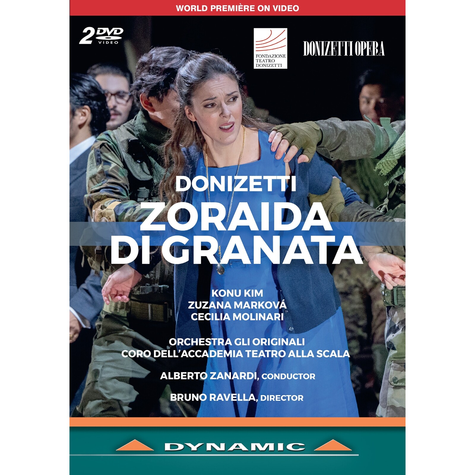 Picture of Konu Kim; Zuzana Markova; Cecilia Molinari; Tuty Hernandez; Lilla Takacs; Valerio Morelli; Orchestra Gli Originali; Coro dell'Accademia Teatro alla Scala; Salvo Sgro; Bruno Ravella; Alberto Zanardi - Gaetano Donizetti: Zoraida di Granata