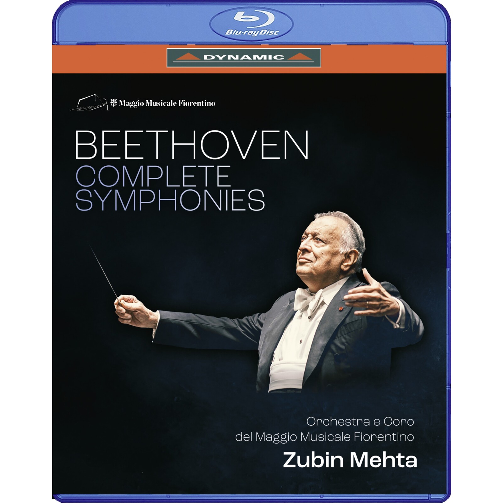 Picture of Mandy Fredrich; Marie-Claude Chappuis; AJ Glueckert; Tareq Nazmi; Lorenzo Fratini; Orchestra e Coro del Maggio Musicale Fiorentino; Tiziano Mancini; Zubin Mehta - Ludwig van Beethoven: Complete Symphonies