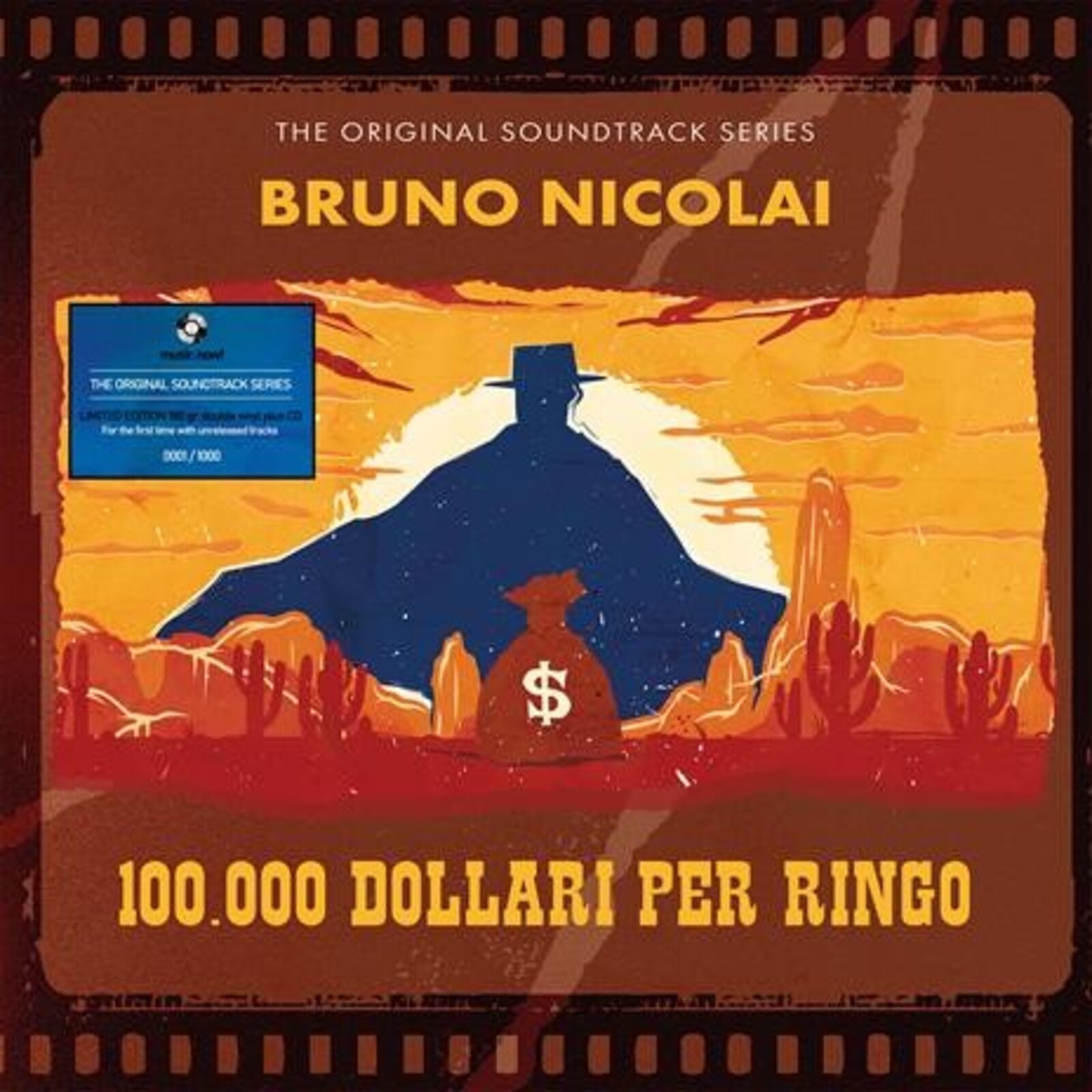 Picture of Bruno Nicolai - 100.000 Dollari Per Ringo (Clear Orange Vinyl)