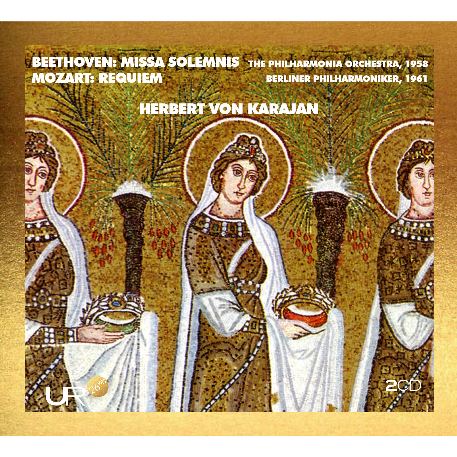 Picture of Herbert von Karajan; The Philharmonia Orchestra; Berliner Philharmoniker - Karajan conducts  Missa & Requiem