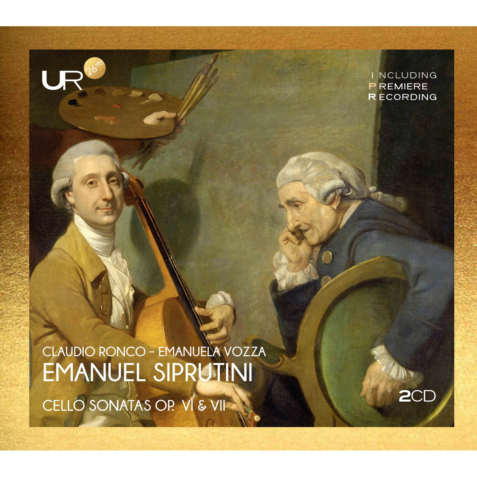 Picture of Claudio Ronco; Emanuela Vozza - Cello Sonatas op.  VI & VII