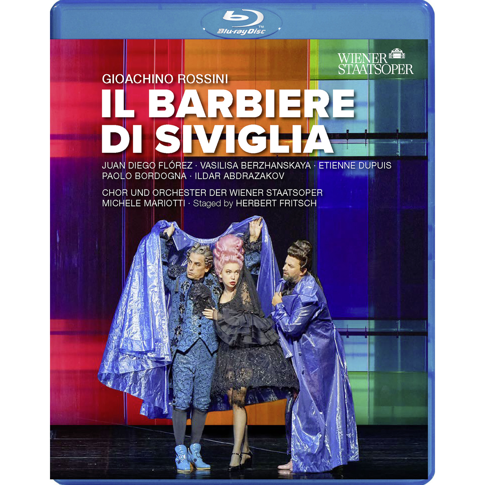 Picture of Juan Diego Florez; Vasilisa Berzhanskaya; Etienne Dupuis; Ildar Abdrazakov; Chorus of Wiener Staatsoper; Orchestra of Wiener Staatsoper; Michele Mariotti - Gioachino Rossini: Il barbiere di Siviglia