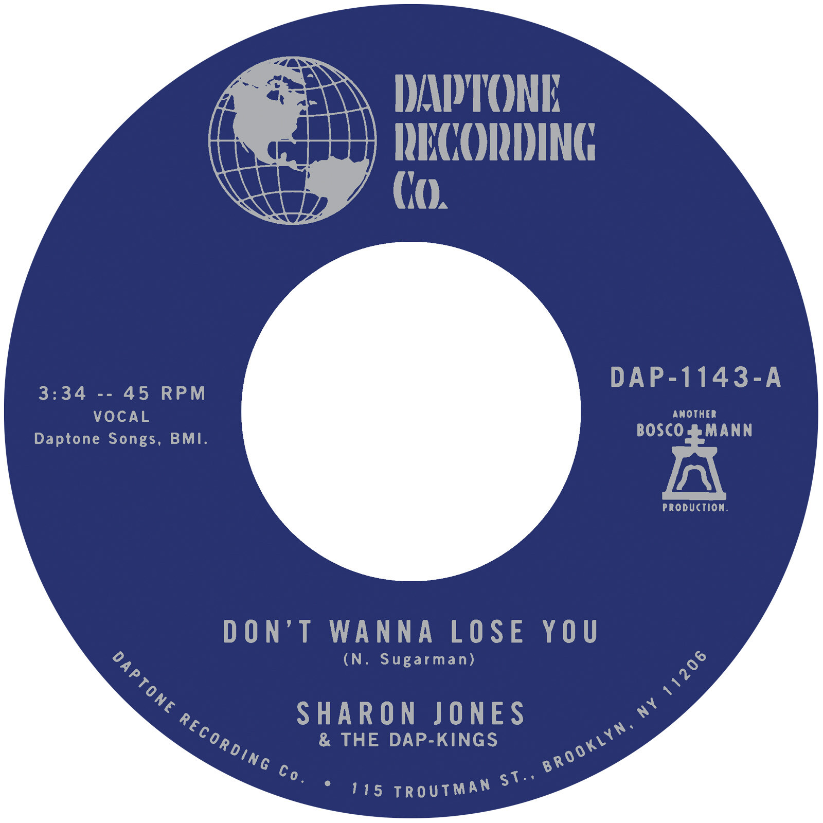 Picture of SHARON JONES & THE DAP-KINGS - DON'T WANNA LOSE YOU