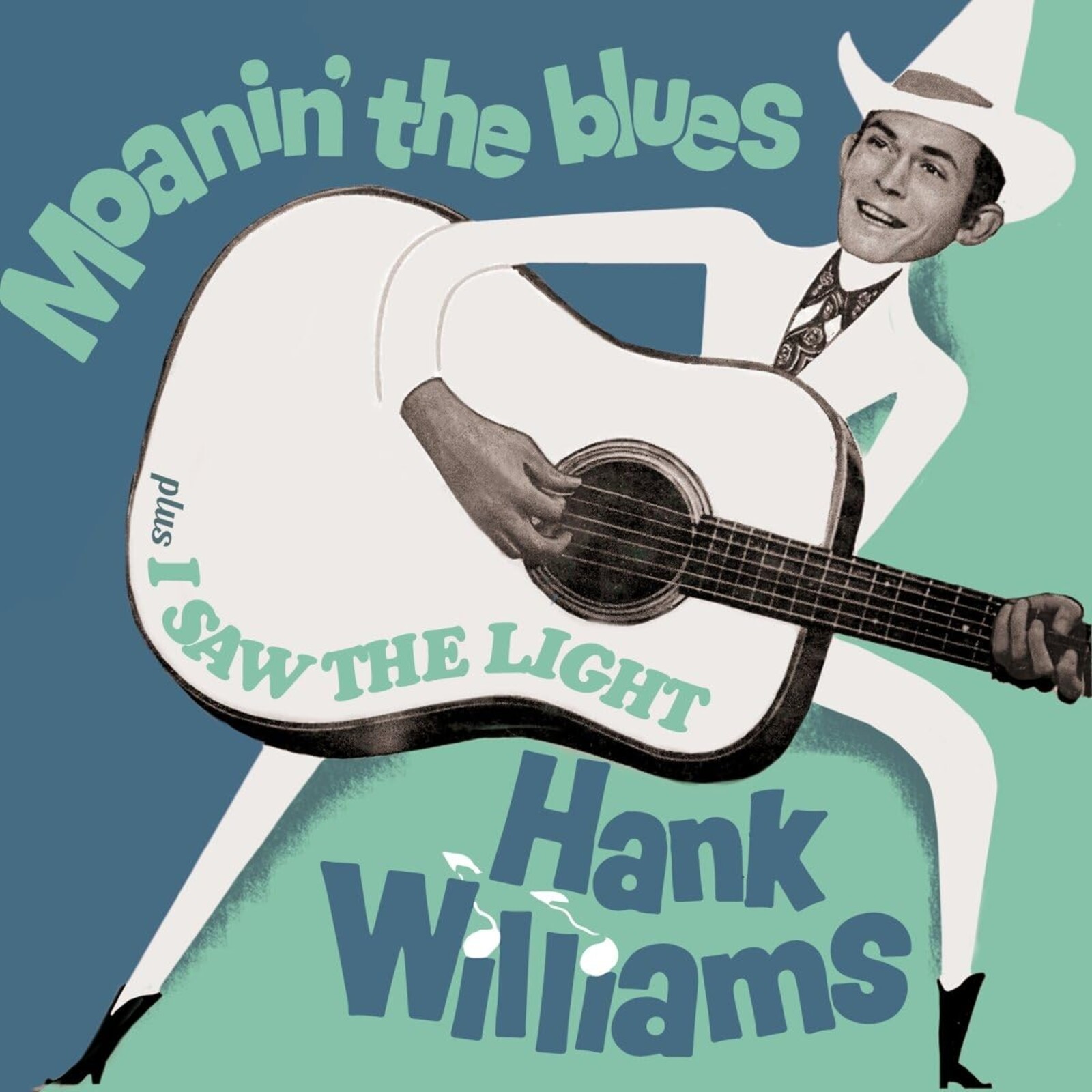 Picture of Hank Williams - Moanin' the Blues / I Saw The Light