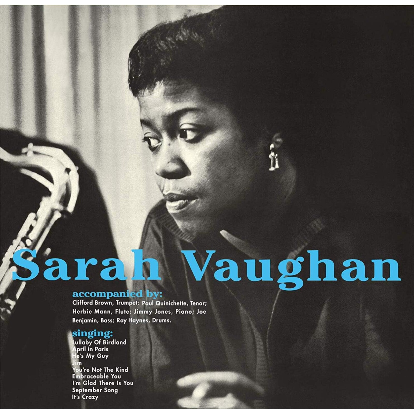 Picture of Sarah Vaughan - Sarah Vaughan with Clifford Brown (Limited Edition Transparent Blue Vinyl)