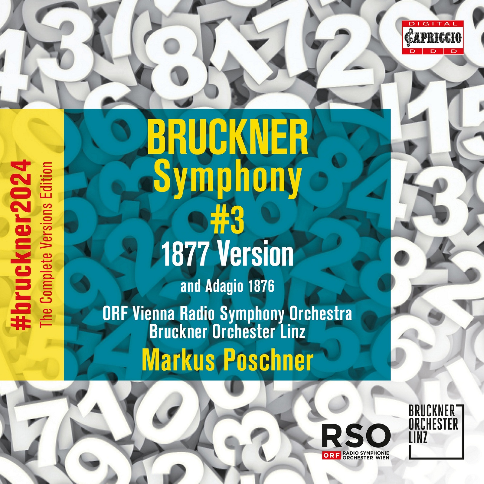 Picture of ORF Vienna Radio Symphony Orchestra; Bruckner Orchester Linz; Markus Poschner - Anton Bruckner: Symphony No. 3 (1877 Version)
