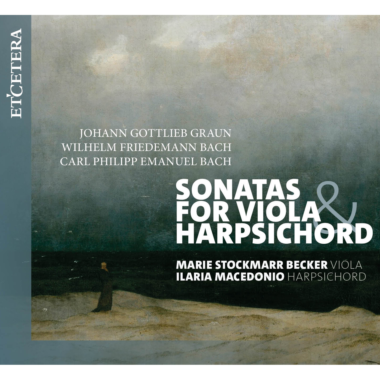 Picture of Marie Stockmarr Becker & Ilaria Macedonio - Sonatas for Viola & Harpsichord: Graun, W.F. Bach & C.P.E Bach