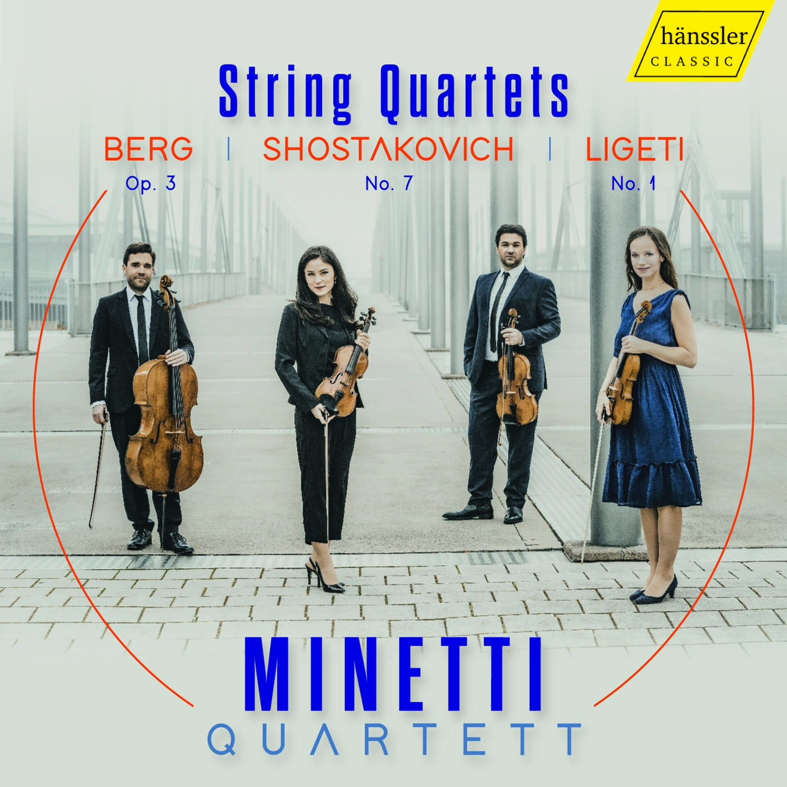 Picture of Minetti Quartett - Alban Berg: String Quartet Op. 3; Dmitri Shostakovich: String Quartet No. 7, Op. 108; George Ligeti: String Quartet No. 1 ('Metamorphoses nocturnes')
