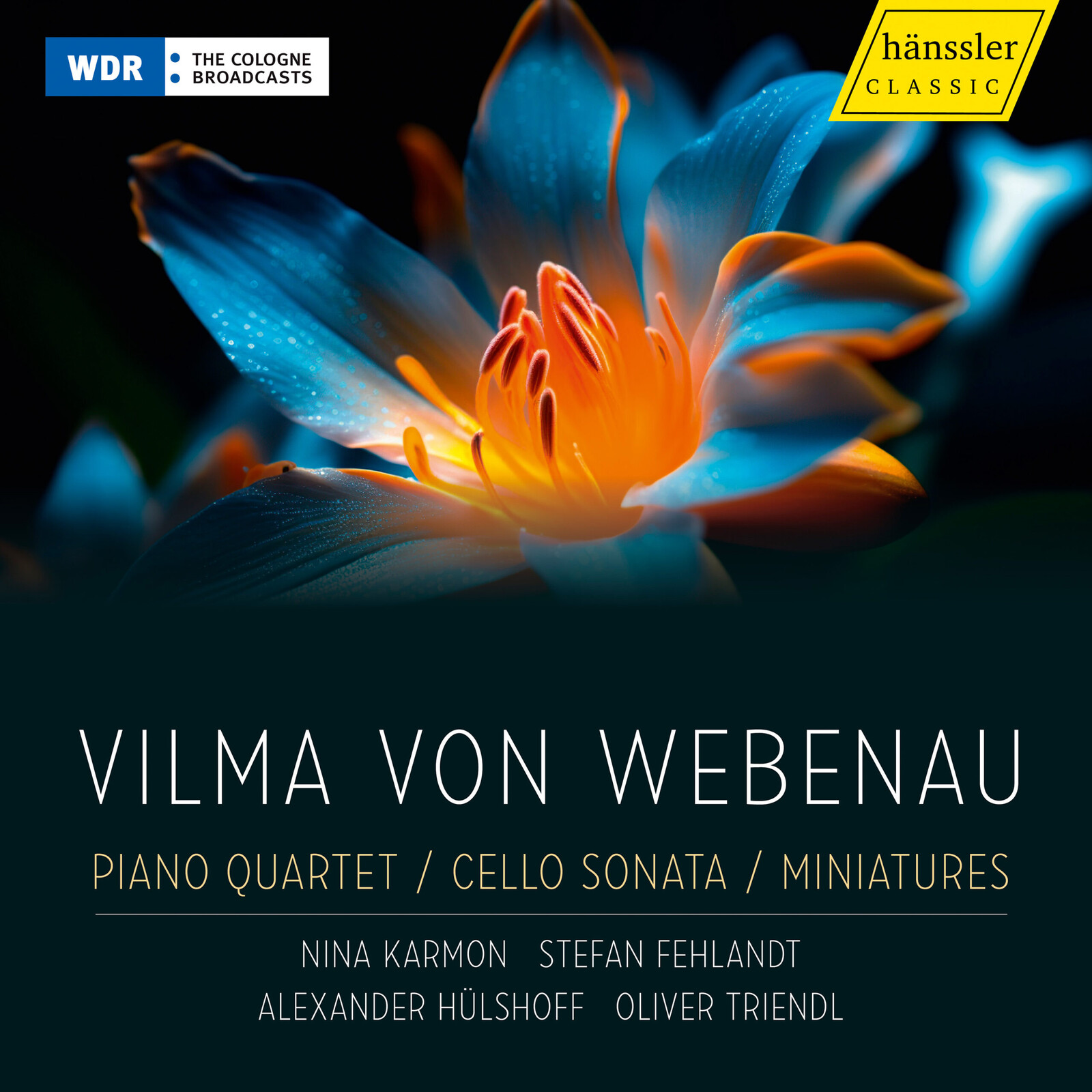 Picture of Nina Karmon; Stefan Fehlandt; Alexander Hulshoff; Oliver Triendl - Vilma Von Webenau: Piano Quartet, Cello Sonata; Miniatures