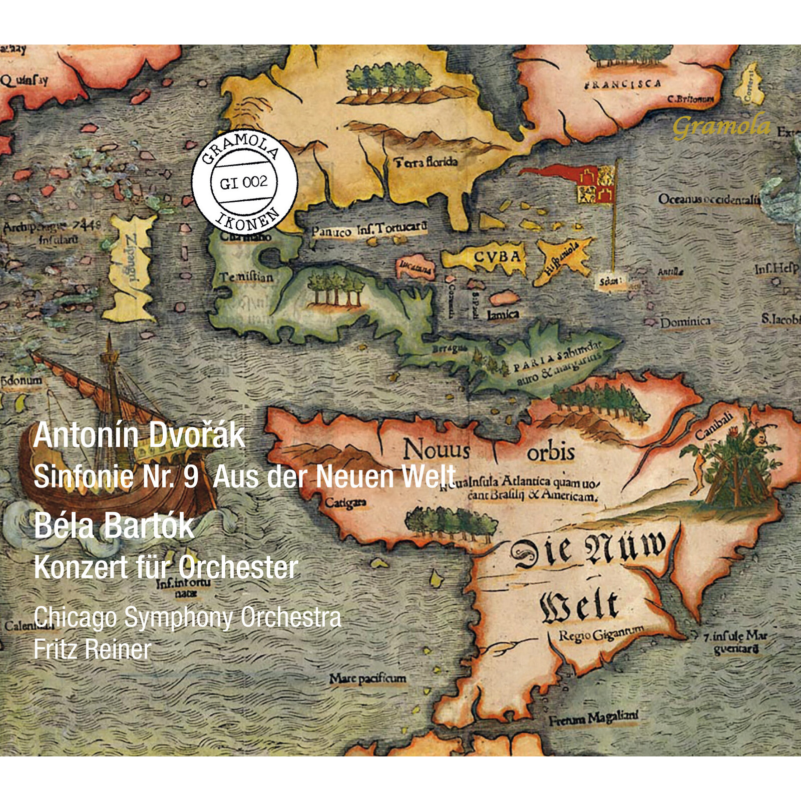 Picture of Chicago Symphony Orchestra; Fritz Reiner - Antonin Dvorak: Symphony No. 9 in E minor, Op. 95, 'From the New World' & Bela Bartok: Concerto for Orchestra