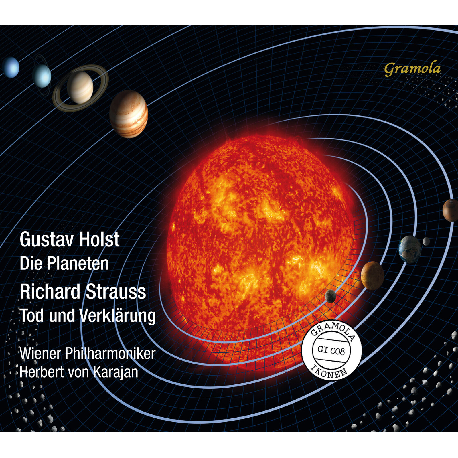 Picture of Wiener Philharmoniker; Herbert von Karajan - Gustav Holst: Die Planeten; Richard Strauss: Tod und Verklarung