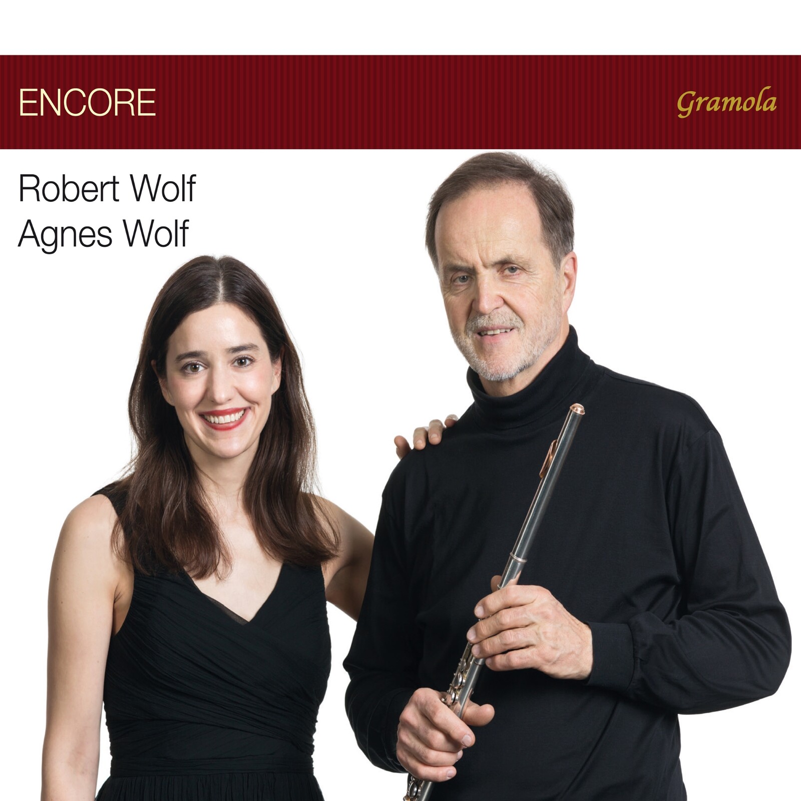 Picture of Robert Wolf; Anges Wolf - Encore - Works by Bach, Gluck, Mozart, Schostakowich, Blavet, Schubert, Debussy, Ravel