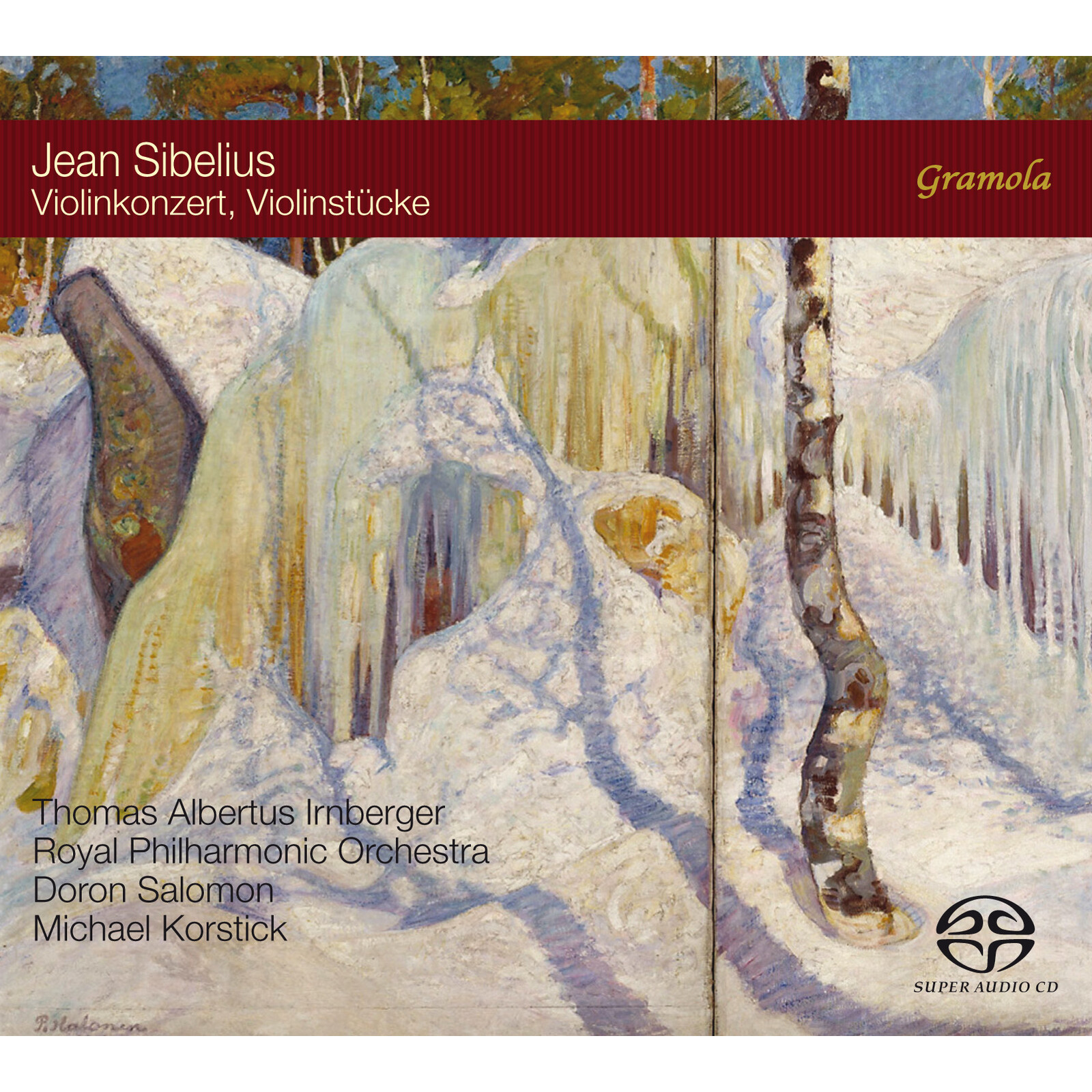 Picture of Thomas Albertus Irnberger; Royal Philharmonic Orchestra; Michael Korstick; Doron Salomon - Jean Sibelius: Violin Concerto and other violin works
