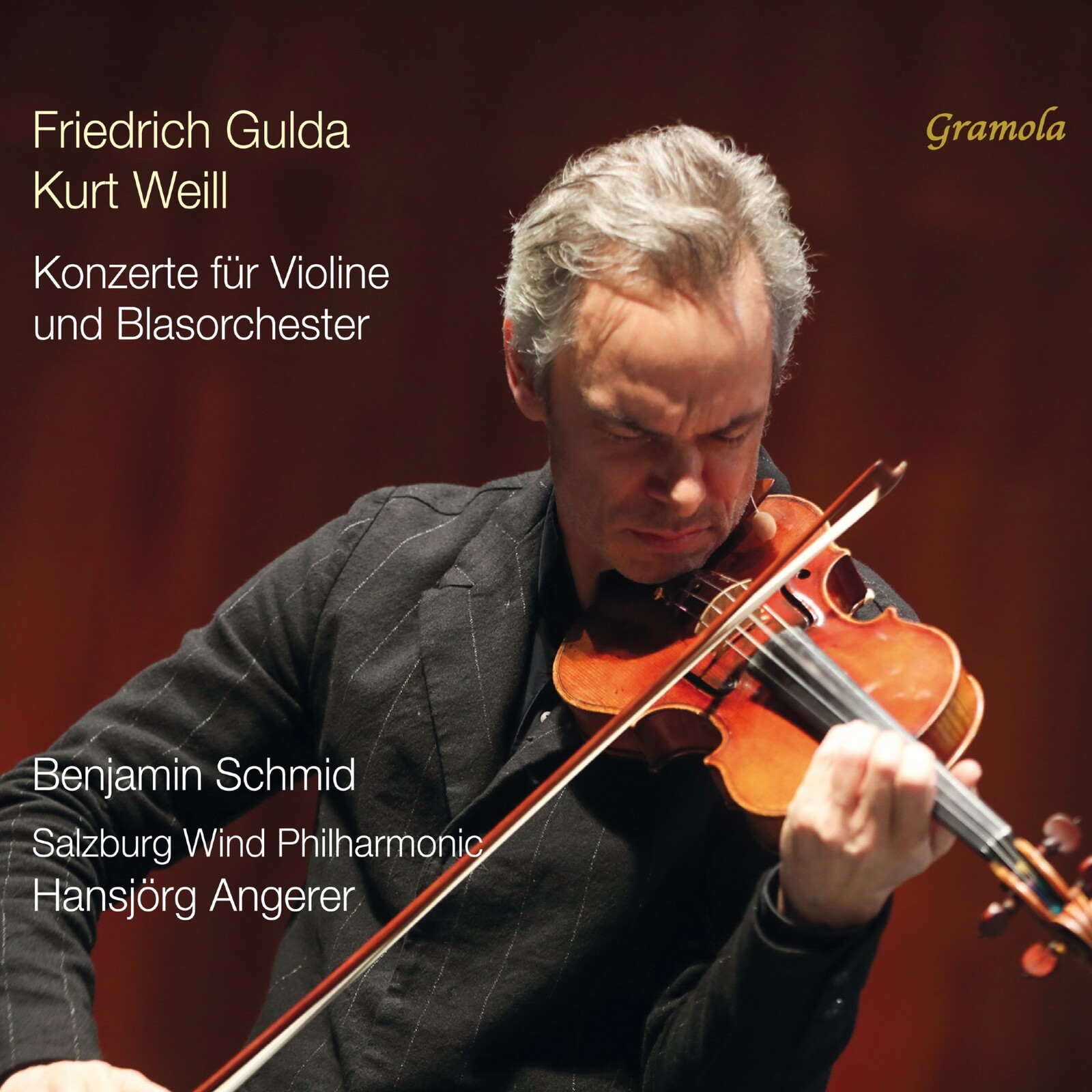 Picture of Benjamin Schmid; Salzburg Wind Philharmonic; Hansjorg Angerer - Friedrich Gulda; Kurt Weill: Concertos for Violin and Wind Orchestra