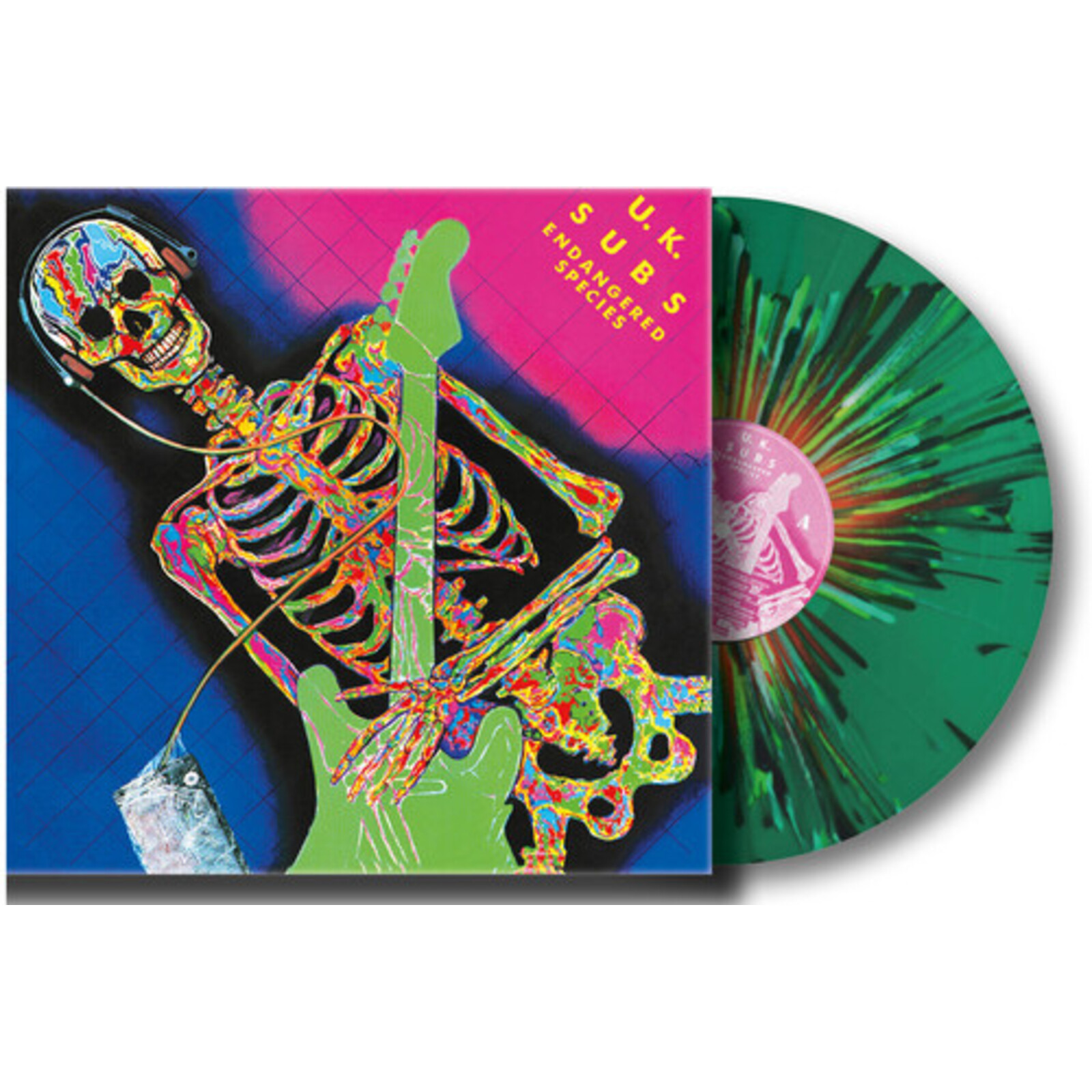 Picture of Uk Subs - Endangered Species (Splatter Green Vinyl)