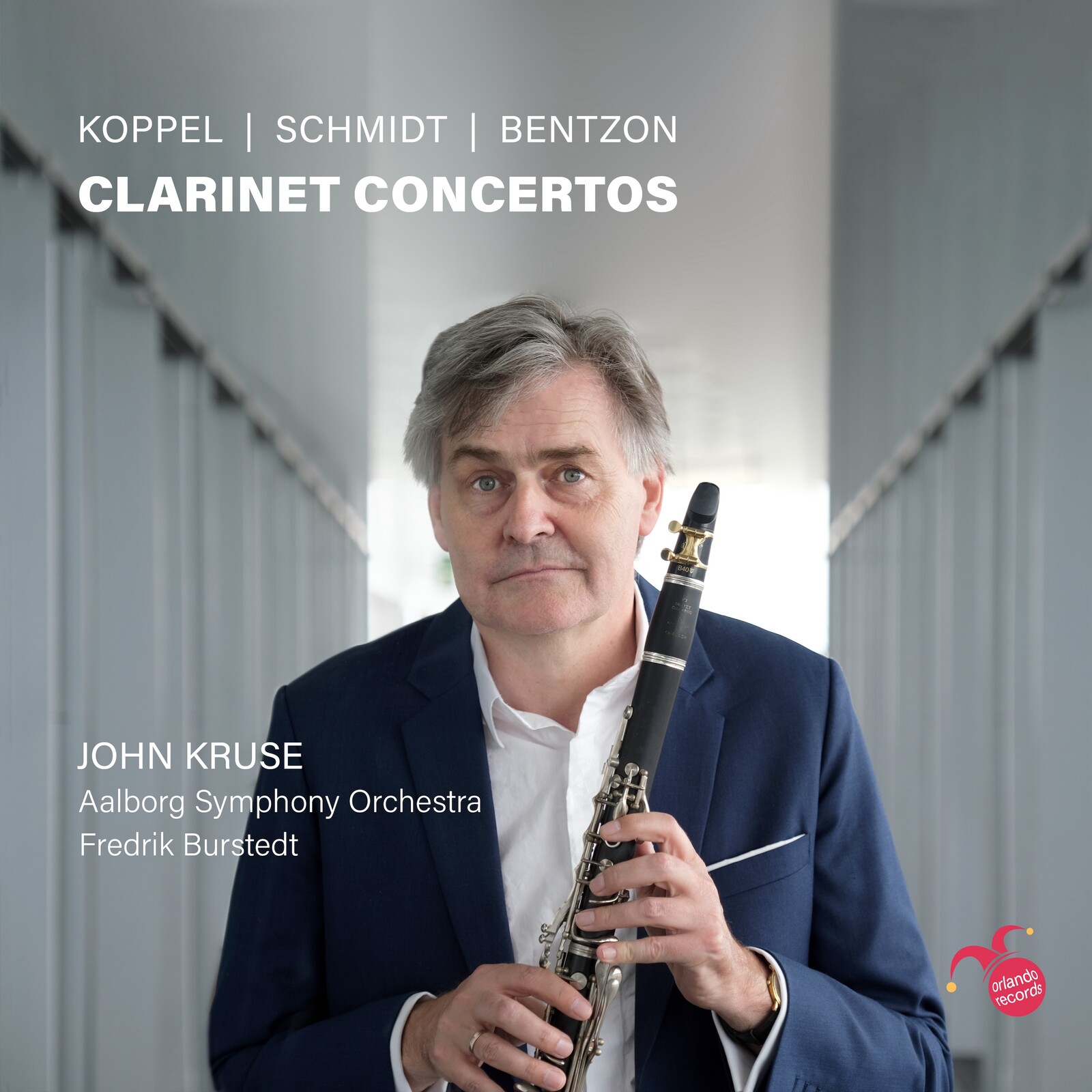 Picture of John Kruse, Aalborg Symphony Orchestra, Fredrik Burstedt - Koppel, Schmidt & Bentzon: Clarinet Concertos