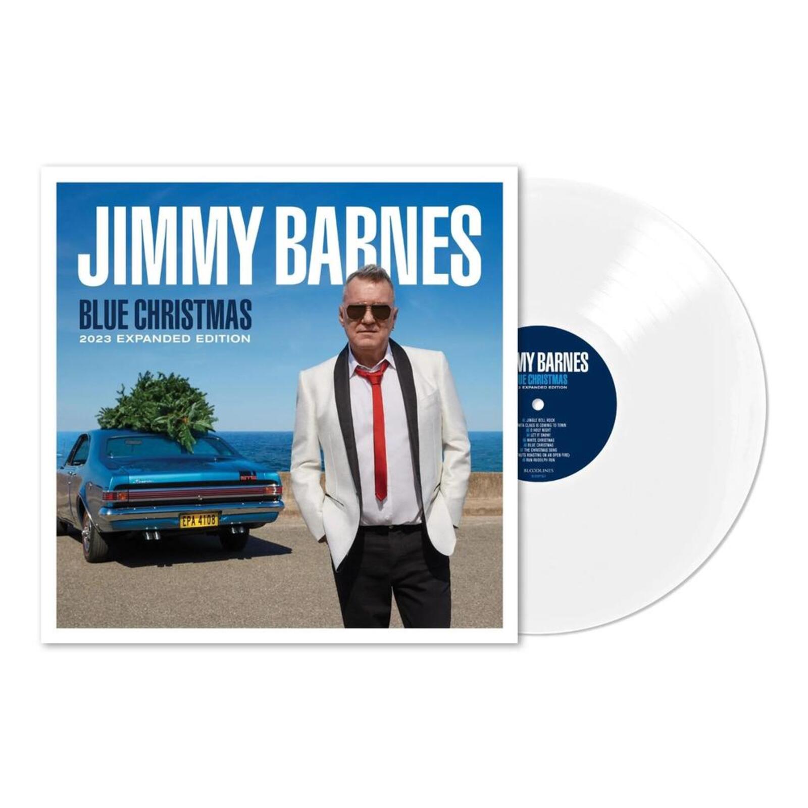 Picture of Jimmy Barnes - Blue Christmas - 2023 Expanded Edition (White Vinyl)
