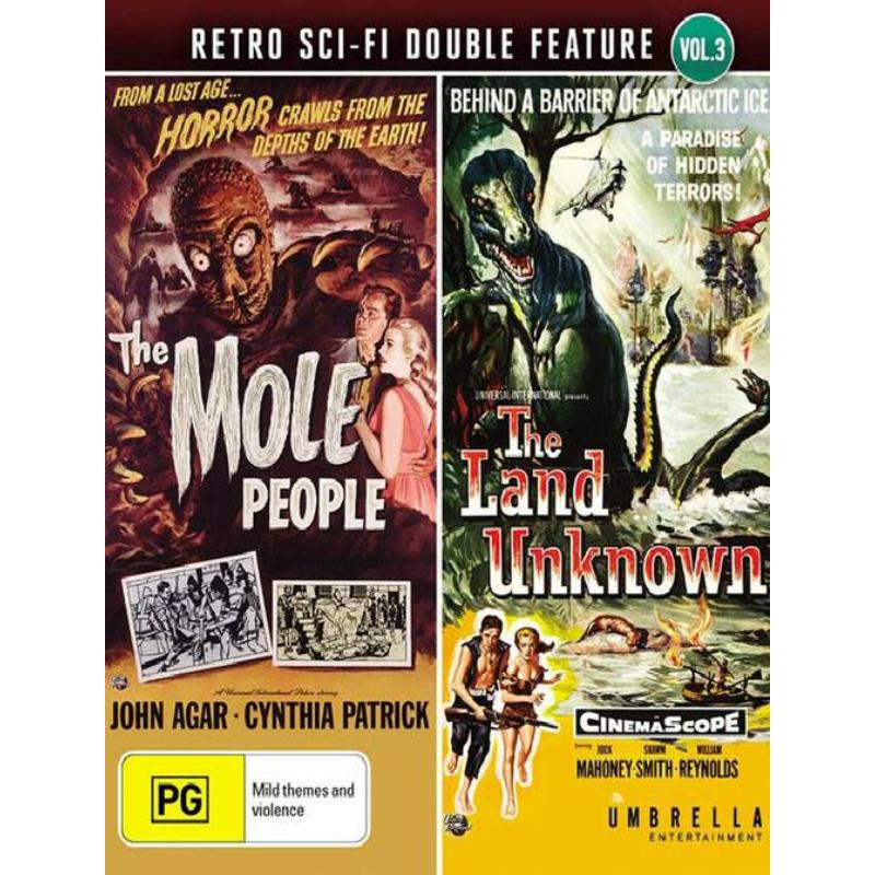 Picture of Retro/Sci-Fi Double Feature Vol. 3 - The Land Unknown + The Mole People