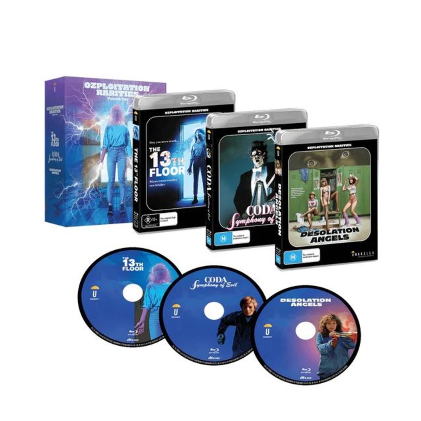 Picture of Ozploitation Rarities Volume 2 - Desolation Angels / Coda / The Thirteenth Floor