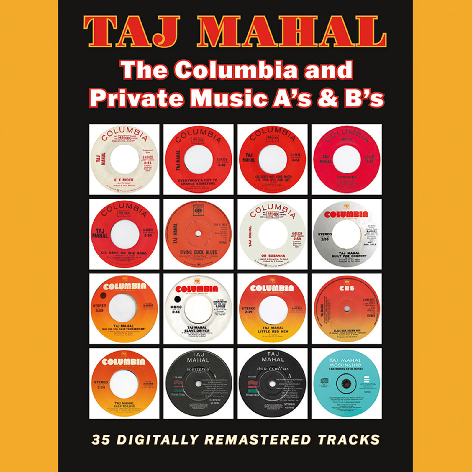 Taj Mahal Columbia and Private Music A's & B's Double CD NEW - Picture 1 of 1